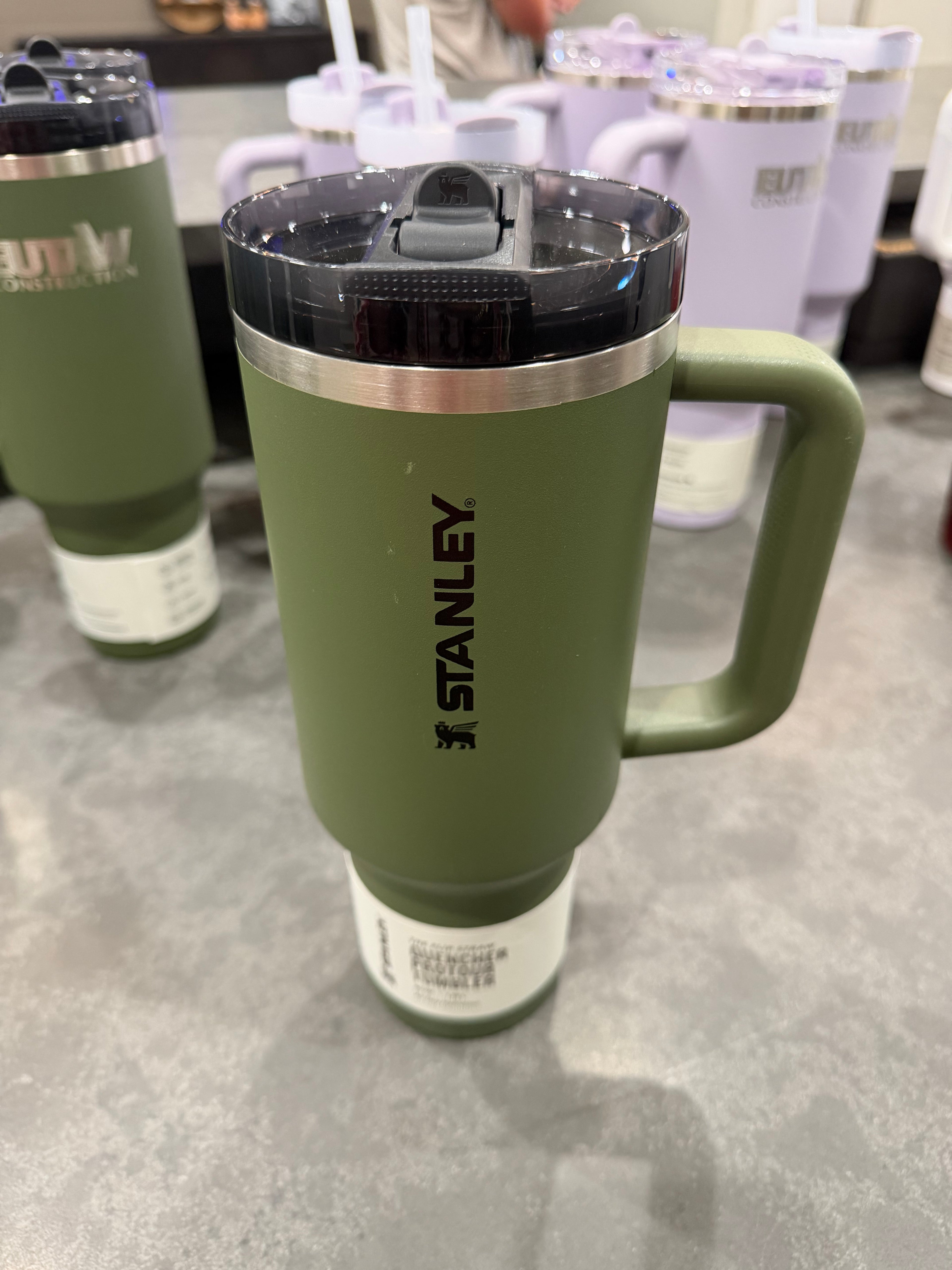 40oz Green / Flip Top