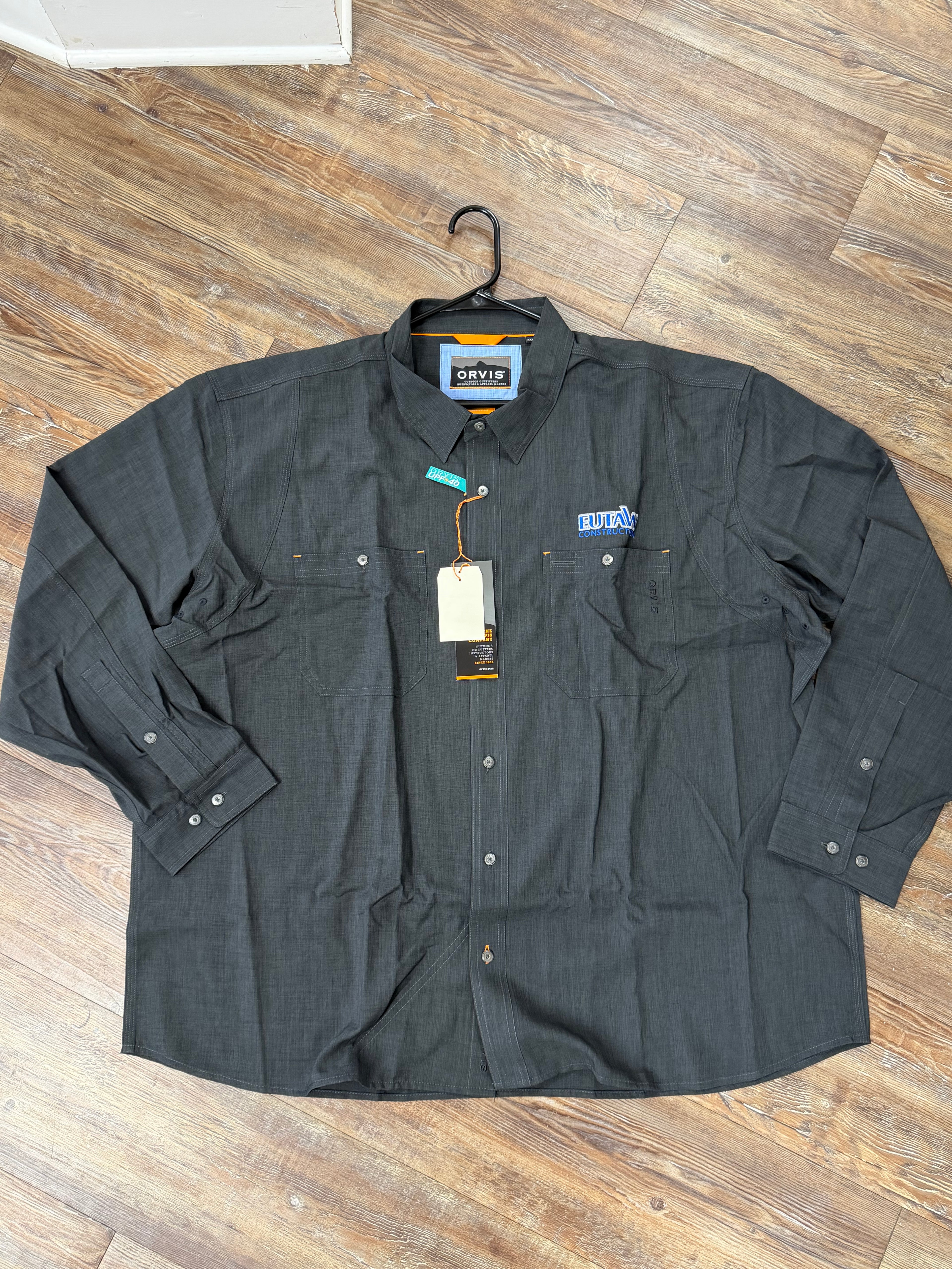 Orvis Black Long-sleeve Button Up