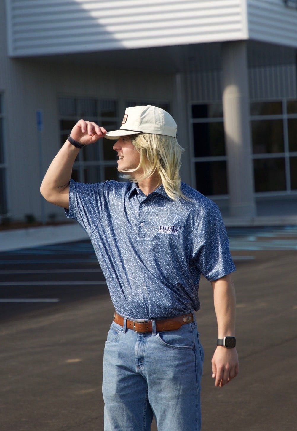 STEINBERG POLO - NAVY / WHITE