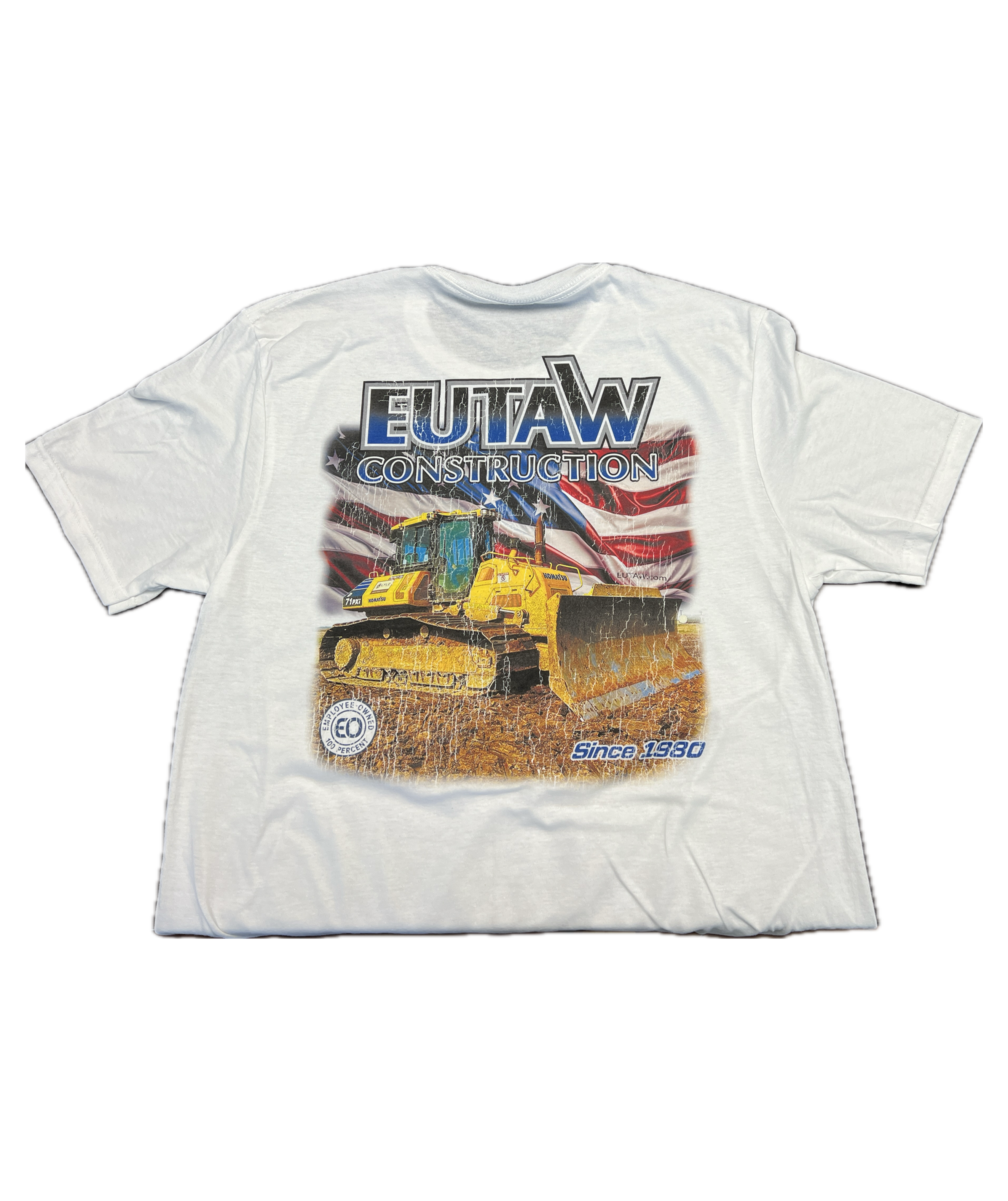 Softstyle CVC American Flag T-Shirt