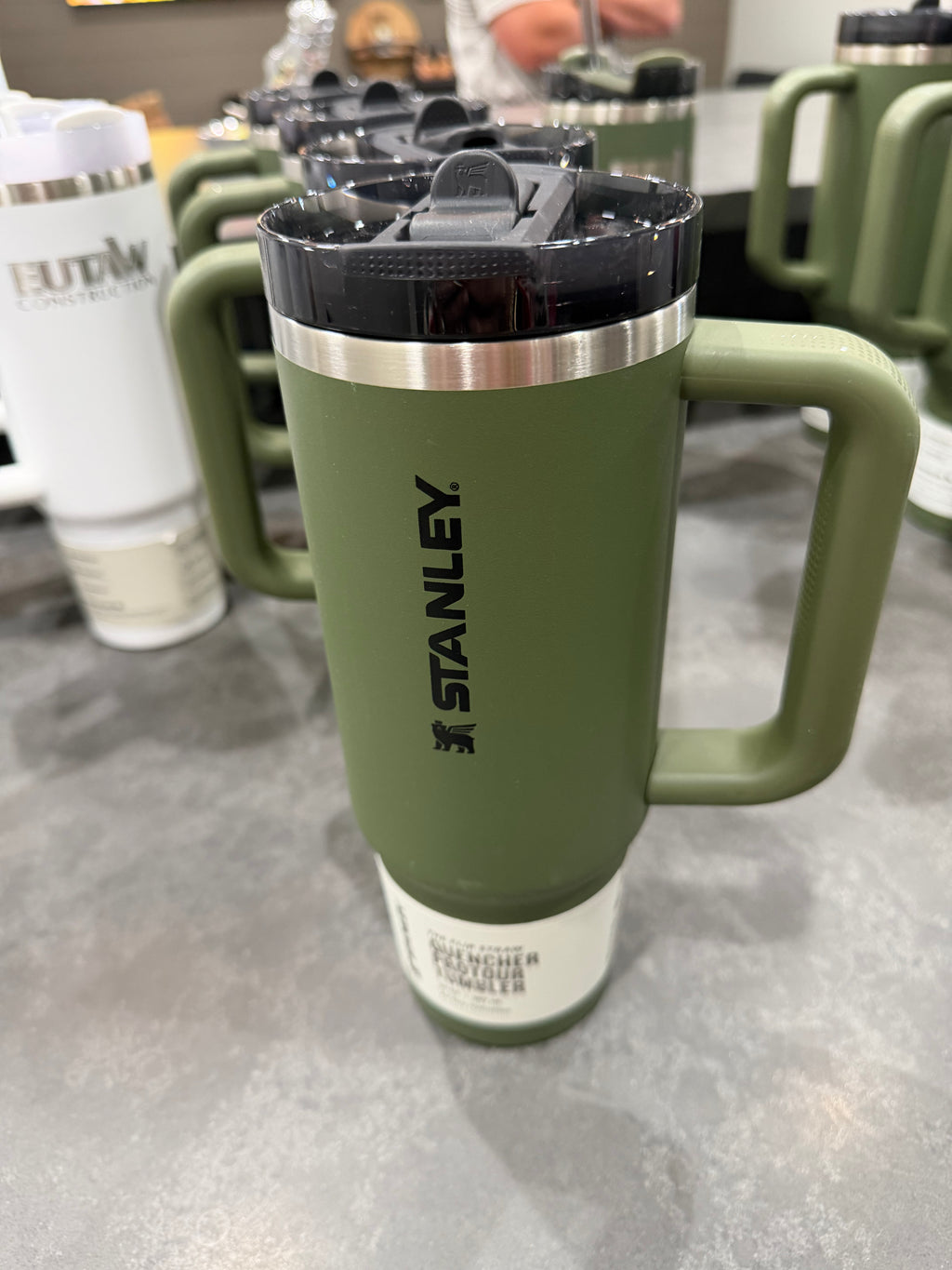 30oz Green / Flip Top