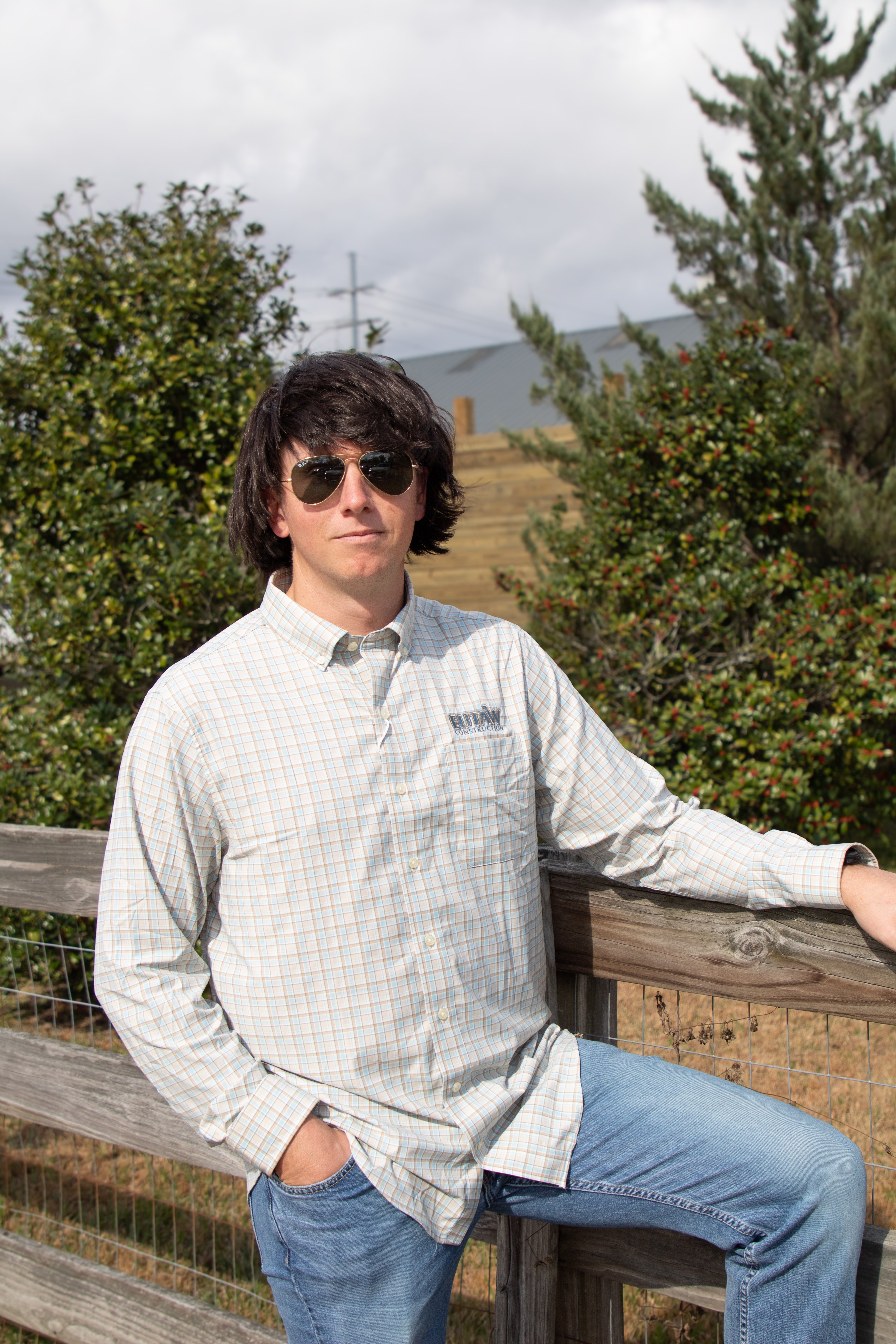 NEW! SSCO Anderson Plaid Fall Polo