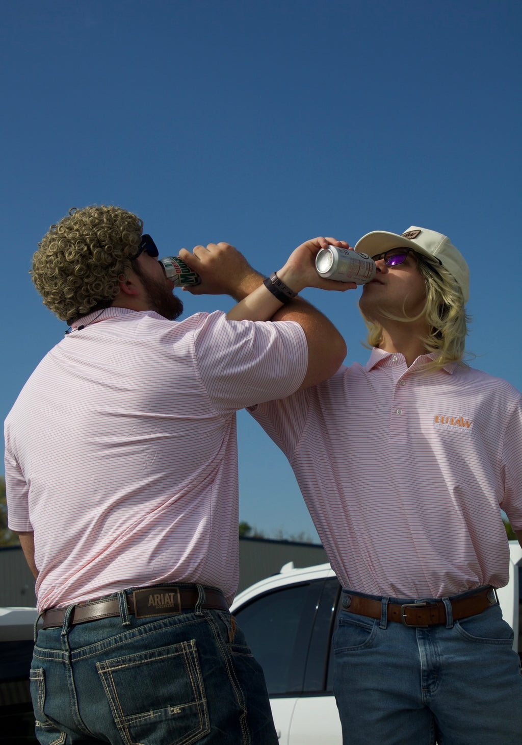STEINBERG POLO - WHITE / ORANGE