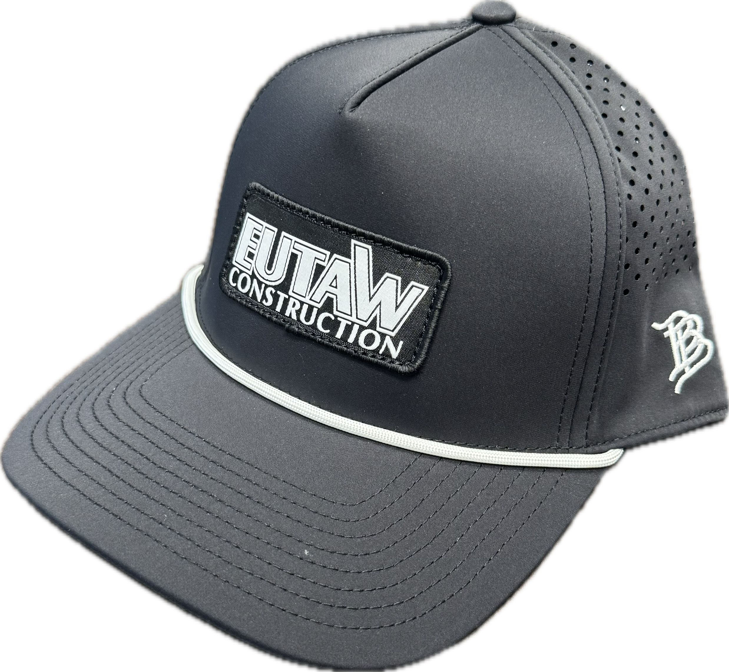 Branded Bills - Black/White Rope Hat