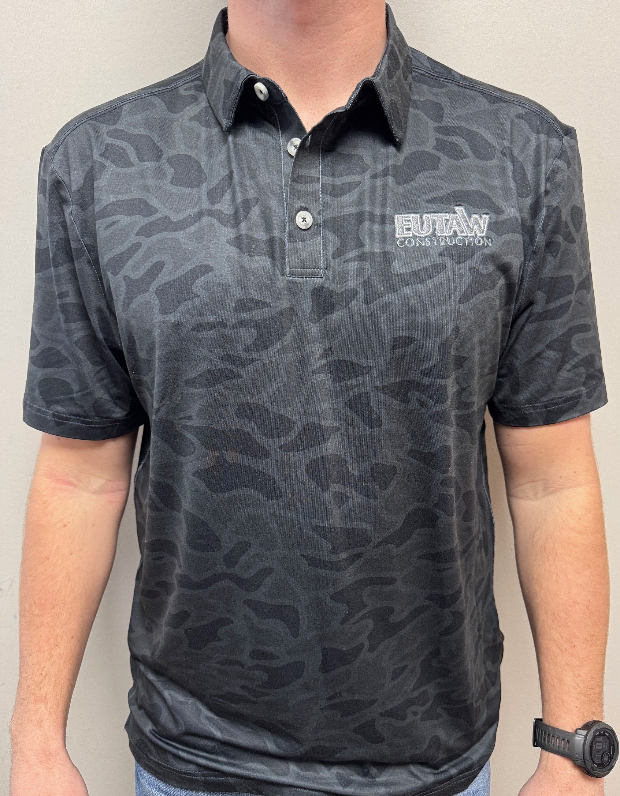 Burlebo Performance Polo -- Black Camo