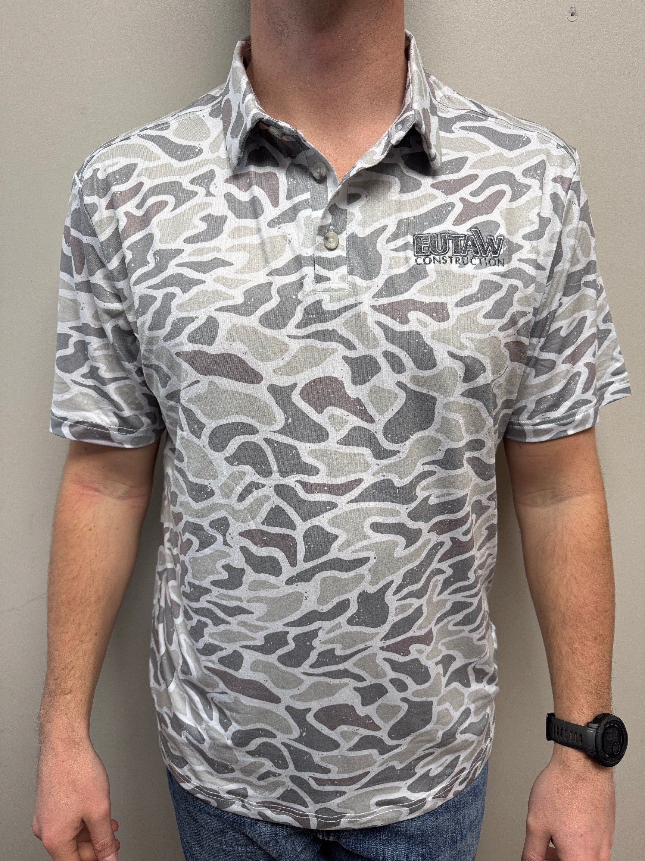 Burlebo Performance Polo -- White Camo